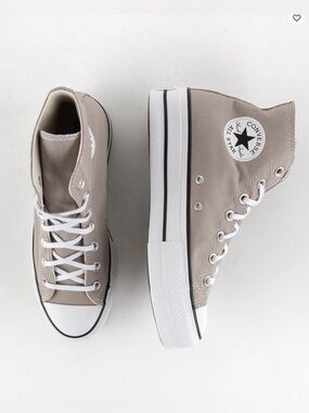 NEW Converse Chuck Taylor All Star Lift Platform High Top Wonder Stone Womens 6